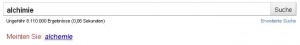 Google - Alchimie oder Alchemie?