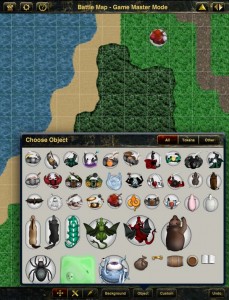 Battle Map - Einfügen von Objekten