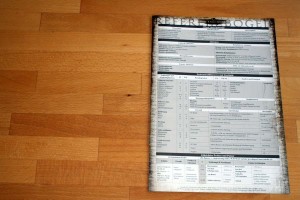 Einleger - Referenzbogen Seite 1