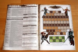 Einleger - Referenzbogen Seite 2 und Spielzugsanzeige