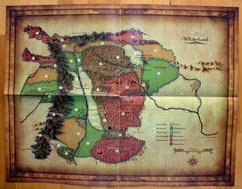 Die DER-Spielleiterkarte zum Wilderland