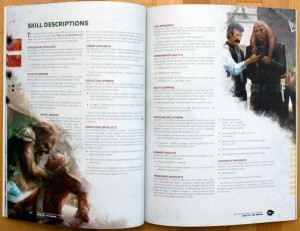 Blick ins Regelbuch - Die Beschreibung der Fertigkeiten