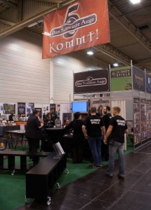 Der Ulisses-Stand vor dem Ansturm