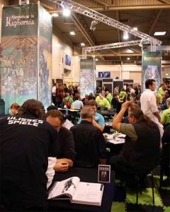Der Stand von Ulisses Spiele - Im Vordergrund: Degenesis